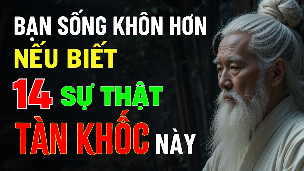 Outline Video Cổ Nhân Chỉ Ra: 14 Sự Thật Tàn Khốc ở Đời Giúp Bạn Sống Khôn Ngoan Hơn