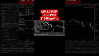 MM3.0 FLIP CODEPRO MENGHASILKAN !$1600 MENGGUNAKAN UKURAN LOT 0.01 #forextrading #FLYP #trading