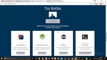 kotlin Tutorial 1 - hello world