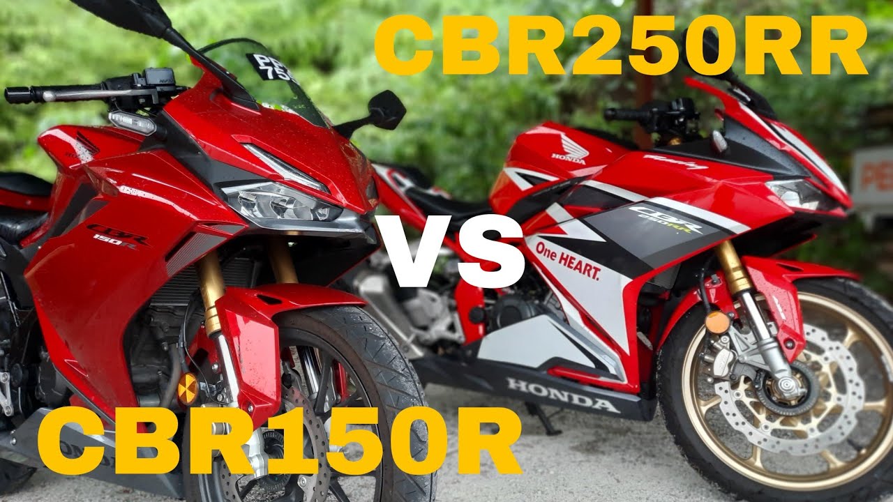 HONDA CBR150R VS HONDA CBR250RR | MANA PILIHAN HATI ANDA? - YouTube