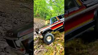 Solo roam in the woods with RC Crawler Traxxas TRX4 #rc #rccar #rccrawler #traxxas #traxxastrx4