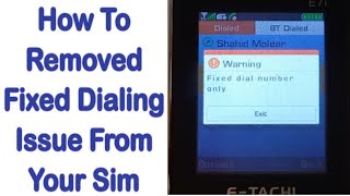 How to Resolved Fixed Call Dialling Issue | Fix Dial number ko kiasay khatam karen | #simsolution