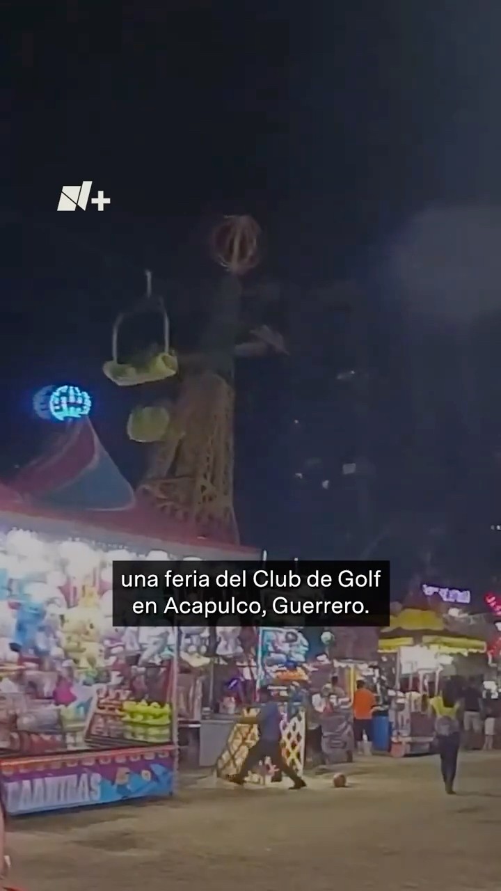 Colapsa juego mecánico en Acapulco #nmas #shorts #acapulco