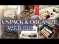 UNPACK & ORGANIZE my makeup collection with me!