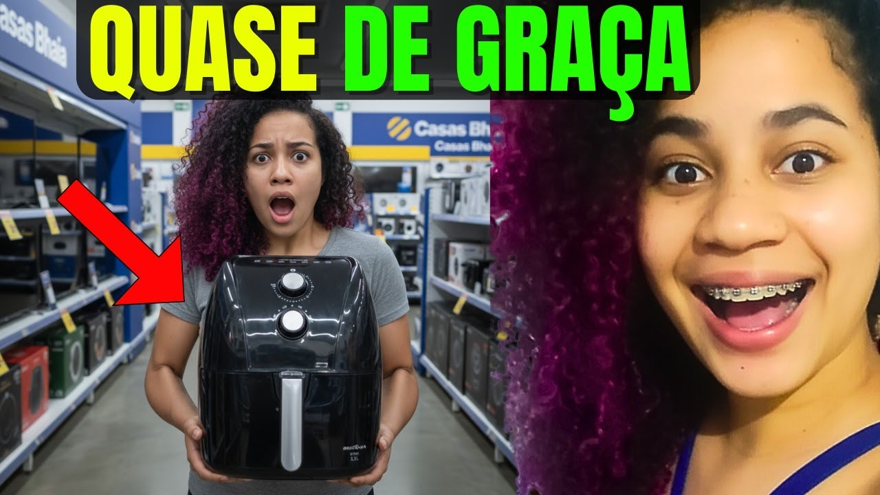 Comprei a minha Fritadeira Air Fryer Britânia 5,5L BFR50