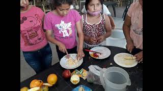 Ensalada de frutas. Texto instructivo.