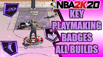 ESSENTIAL PLAYMAKING BADGES IN NBA 2K20! (ALL BUILDS) FULL BREAKDOWN!  best playmaking badges 2k20!
