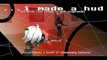 GMOD "3d-like" Thirdperson dynamic HUD (kind of like Division)