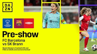 🔴 BARCELONA VS. SK BRANN | UEFA WOMEN'S CHAMPIONS LEAGUE 2023-24 PREVIEW SHOW LIVESTREAM