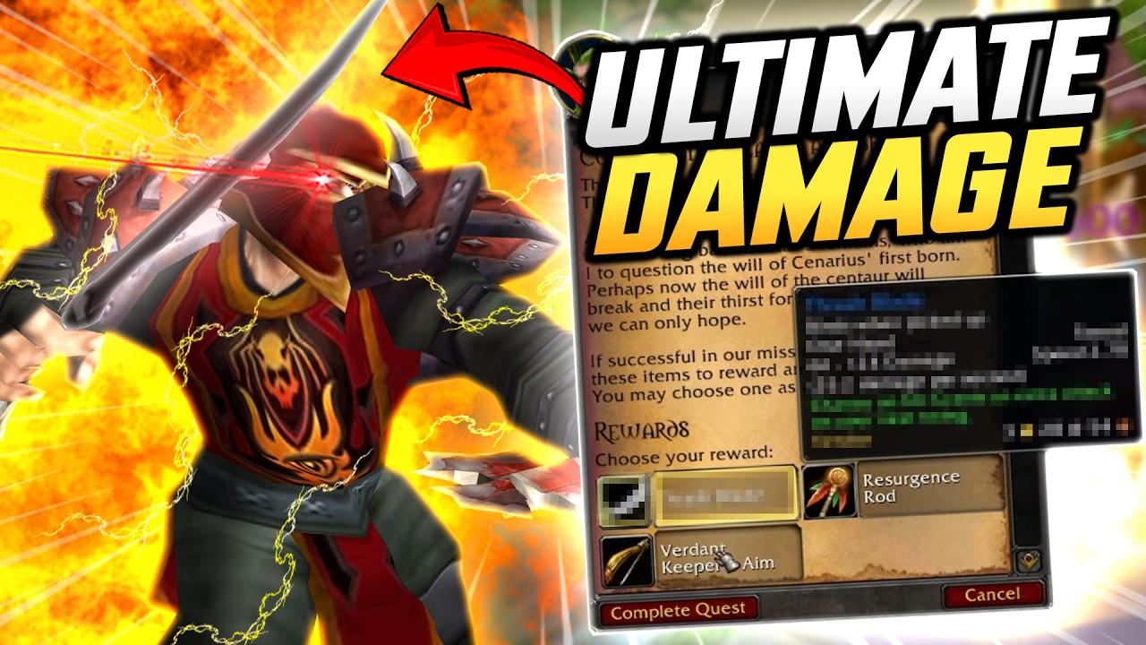 My TBC Warrior Has Achieved PURE DAMAGE! - YouTube