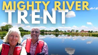 We're Back Cruising and Vlogging Our Lives Again. Turning Onto The Mighty River Trent - Ep151 Canals