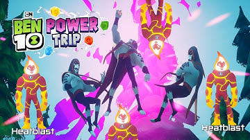 Ben 10 Power Trip Gameplay Walkthrough (Part 1) Heatblast Character