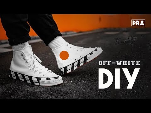 custom off white converse