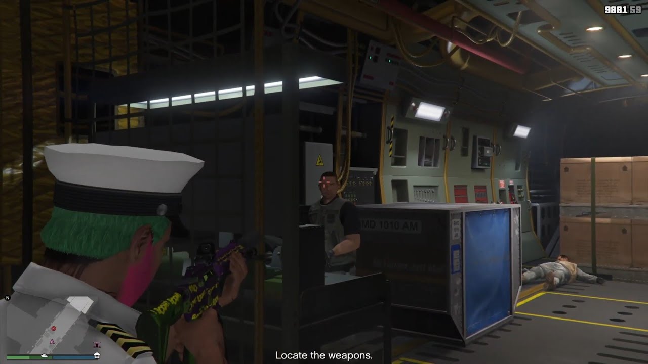 GTA Online Cayo Perico Heist Prep Mission Unmarked Weapons Saboteur Merryweather HQ Follow