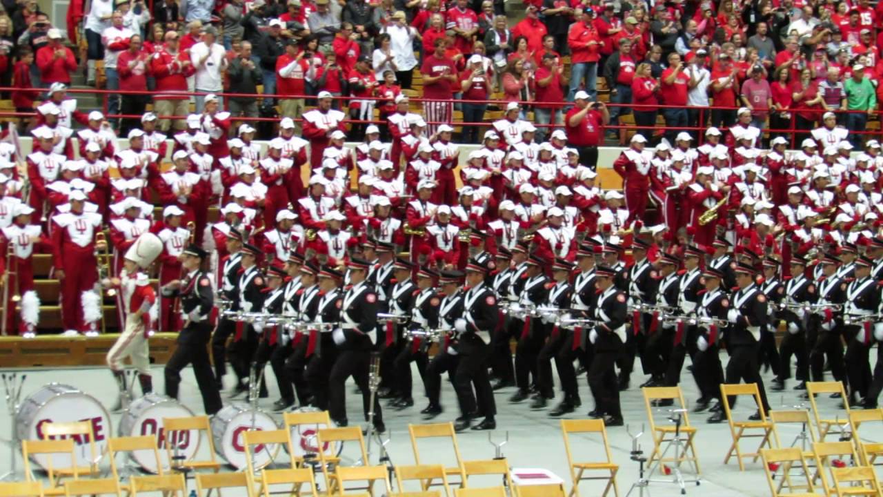 Ohio State Marching Band Enters the Skull Session OSU vs IN 10 08 2016 - YouTube