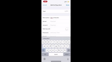 How to configure iPhone to use the Unlocator SmartVPN