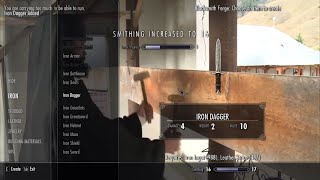 Grinding Smithing in Skyrim but There’s Only One Divine