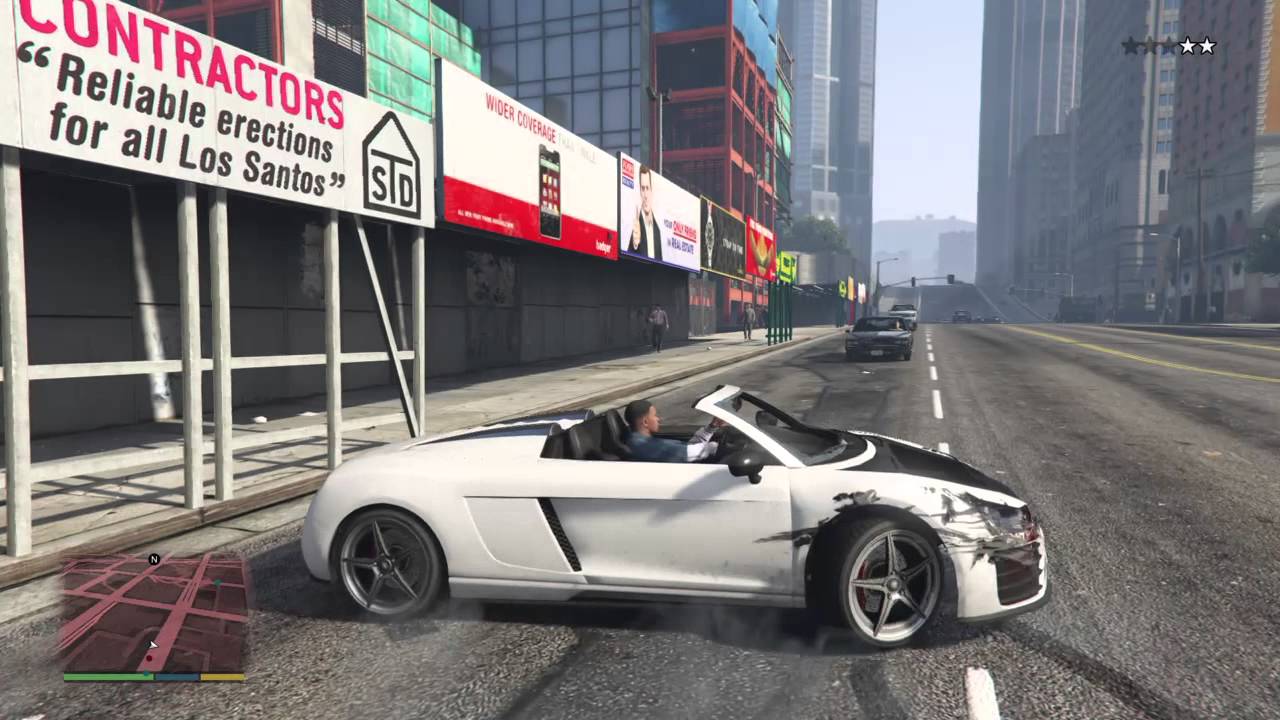 Grand Theft Auto V PS4 Gameplay (Kill the Cat) - YouTube