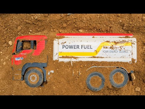 Finding Toy Cars, Long Container Truck, Dump Truck, Police Truck, Ambulance, Tayo, Excavator