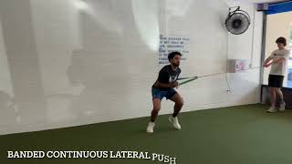 Banded Continuous Lateral Push Step
