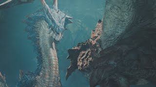 Monster Hunter Wilds: Tempered Lagiacrus Fight