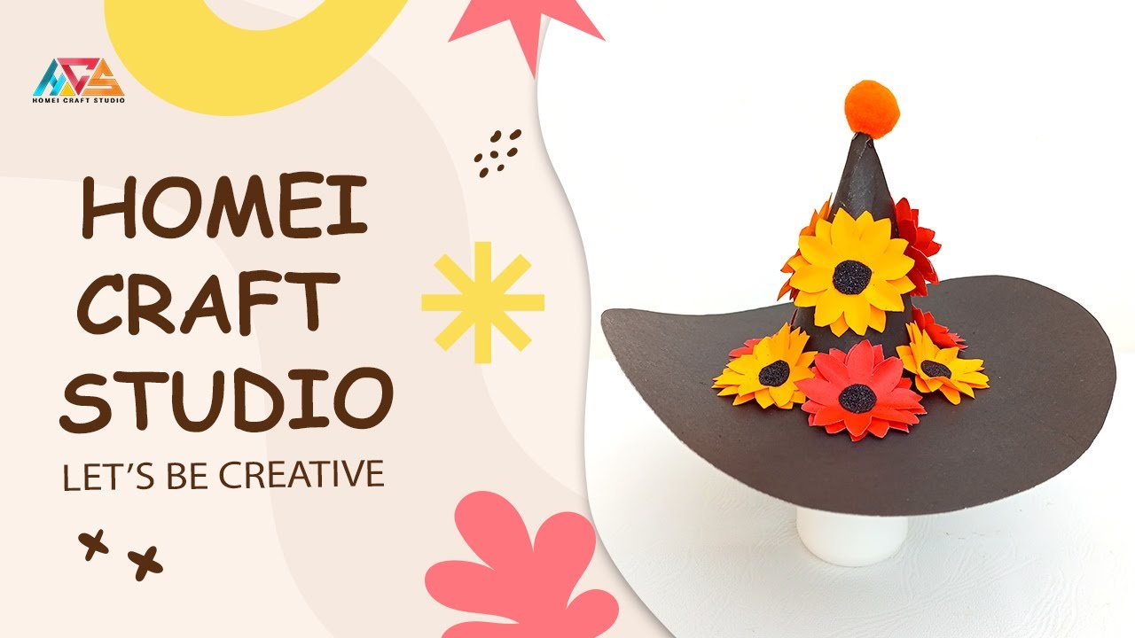 DIY Paper Witch Hat How To Make Witch Hat On Halloween Halloween diy-paper-witch-hat-how-to-make-witch-hat-on-halloween-halloween
