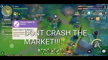 Dont crash the GOLD Market Guide / Dawn of Isles Andriod/ Ios