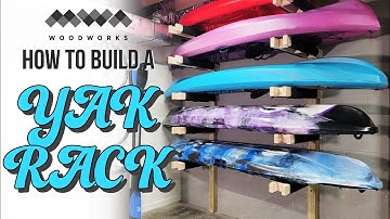 How to Store Your Kayak  // DIY Kayak Rack