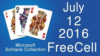 Microsoft Solitaire Collection - FreeCell July 12 2016