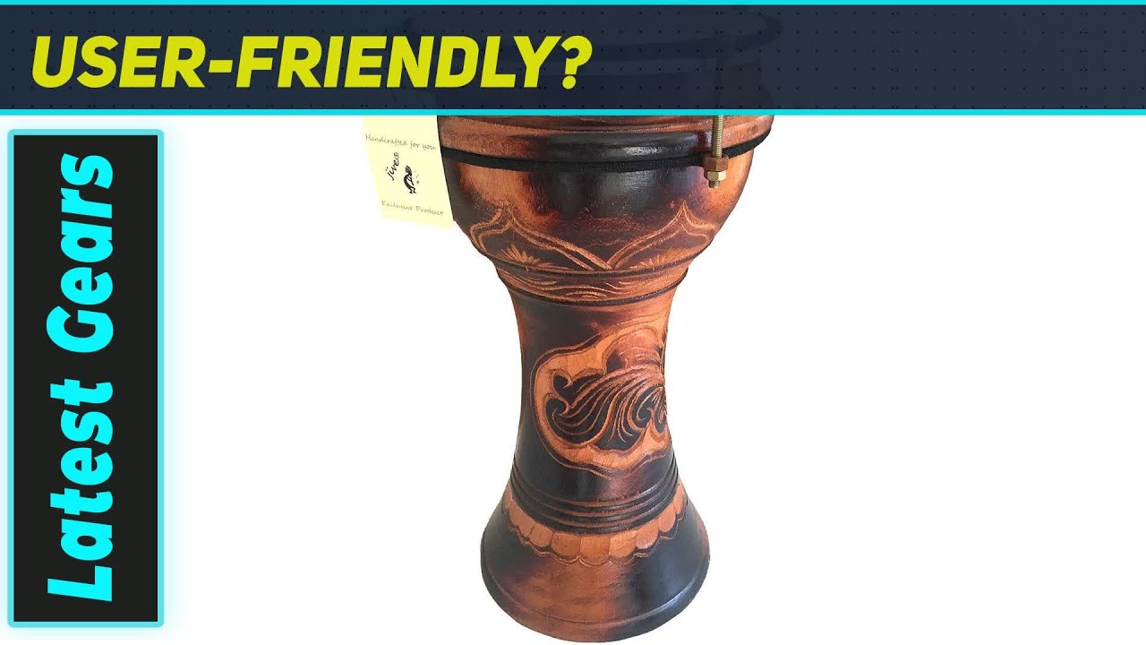 JIVE Djembe Drum: незабываемый звук африканского джембе из цельного дерева