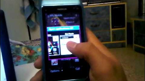 N 8 speed test with 6 home screens