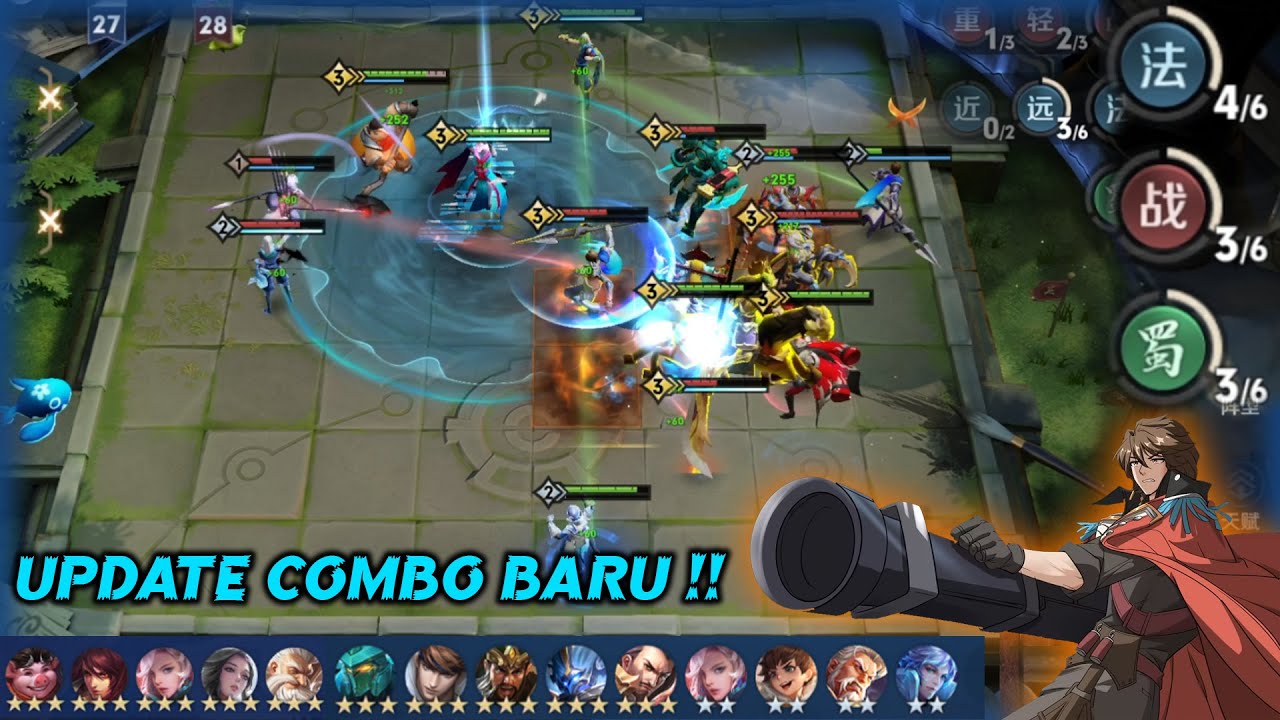 COMBO FIGHTER MAGE BUFF HEAL KING MAGIC CHESS HONOR OF KINGS 