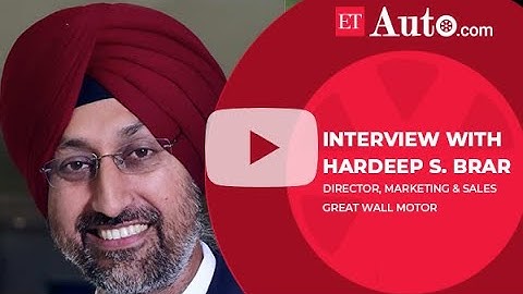 ETAutoExpo2020 - In conversation with Hardeep S. Brar, Director, Great Wall Motor