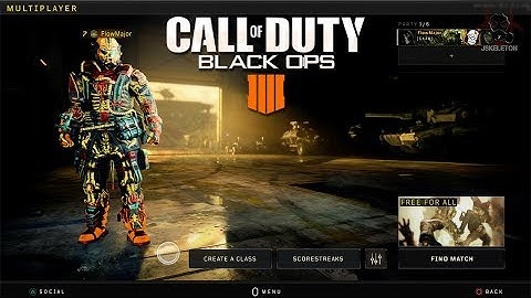 Black Ops 4 Multiplayer - Complete Look At Customization & Menus (Weapons, Streaks, Challenges, etc)