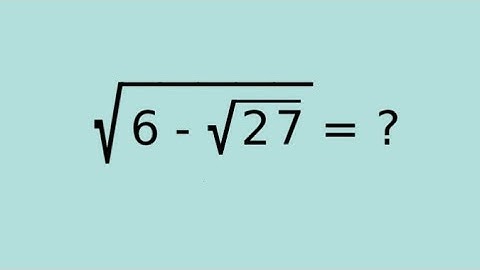 Germany l Can you simplify this? l olympiad mathematics 