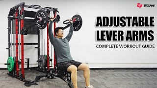 Train Smarter with EVOLPOW Adjustable Lever Arms