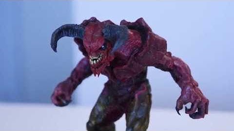 Sculpting Baron of Hell from DOOM