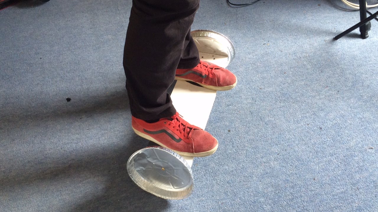 Homemade hoverboard / hands free balancing product thing - YouTube