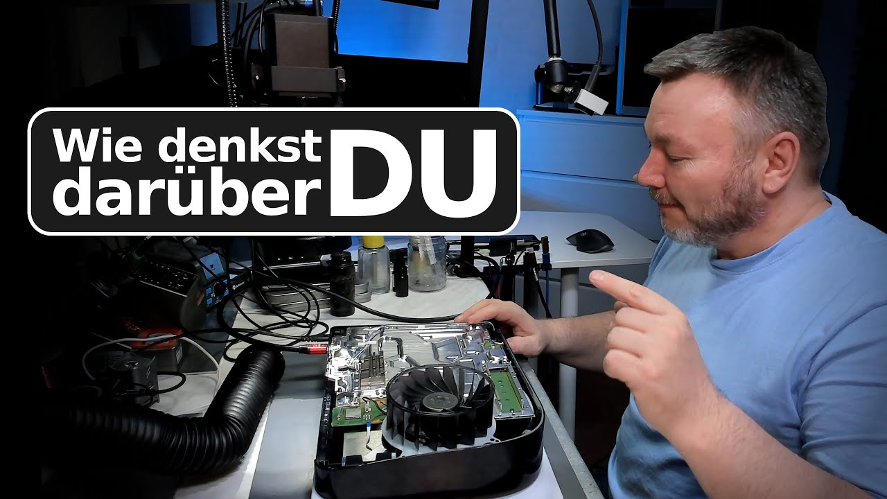 Techniker bricht PS5 Reparatur ab! PCB Solder Berlin