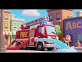 Fire Truck Hose ABC Water Fight Nursery Rhymes Kids Songs