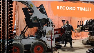 BOBCAT 773 ENGINE REMOVAL AND REPAIRS