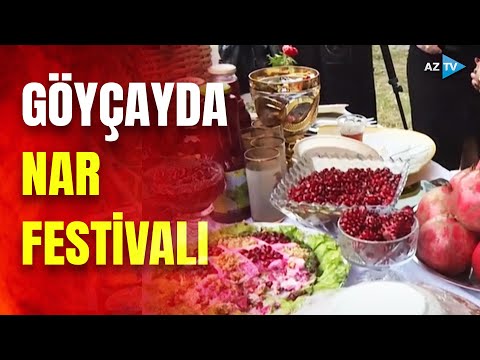 Göyçayda nar bayramı: festivaldan möhtəşəm GÖRÜNTÜLƏR