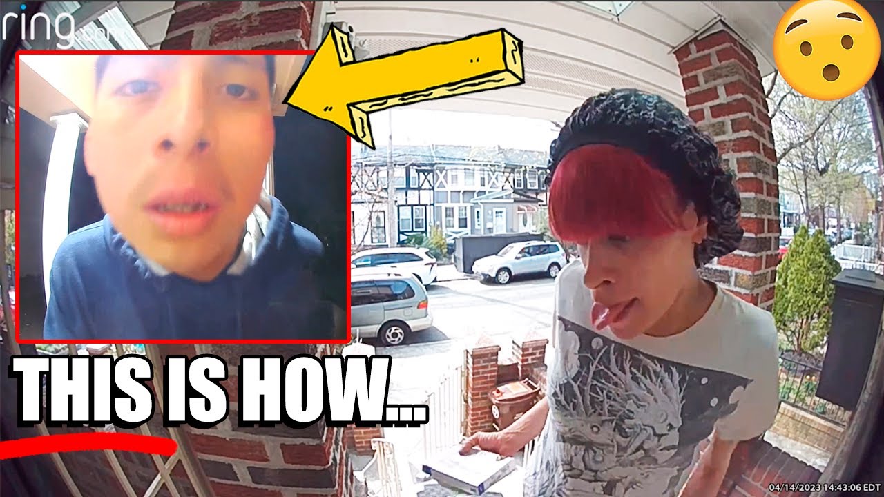 Pizza Delivery Guy Saves the Day (Caught on Ring Doorbell) YouTube