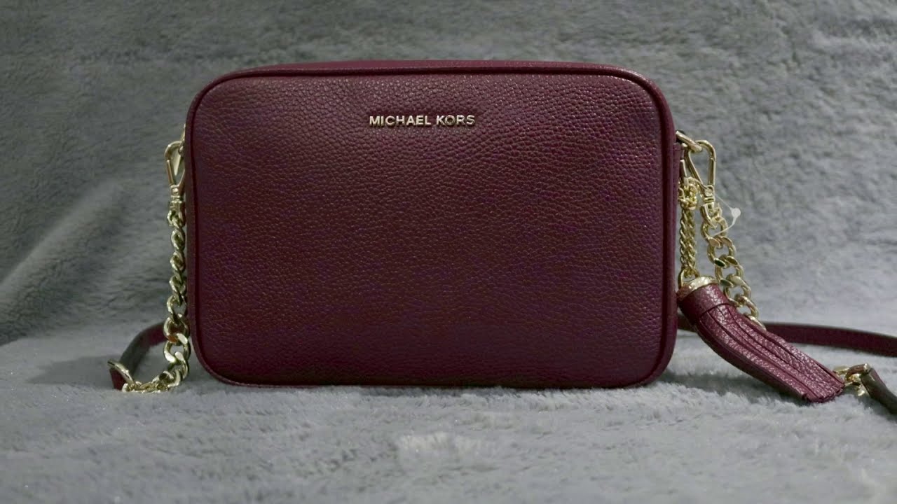 Michael Kors Ginny Leather Crossbody Bag