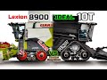 CLAAS Lexion 8900 VS Fendt IDEAL 10T Size/Power/Capacity comparison (Largest Claas vs Largest Fendt)