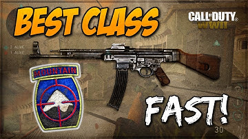 Call of Duty WW2: The BEST Class For Ranking Up FAST!