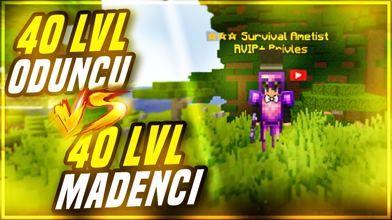 40 Seviye Meslek Kapışması! Oduncu vs Madenci – Craftrise Survival Ametist