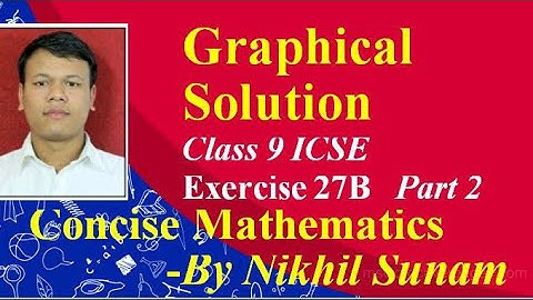Class 9 ICSE Graphical Solutions