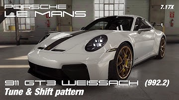 [4K] CSR2 | Porsche 911 GT3 Weissach Package (992.2) | Tune & shift pattern • 7.17X