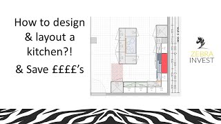 How to layout & design a kitchen - Using DIY Kitchens Online Planner. Part 2